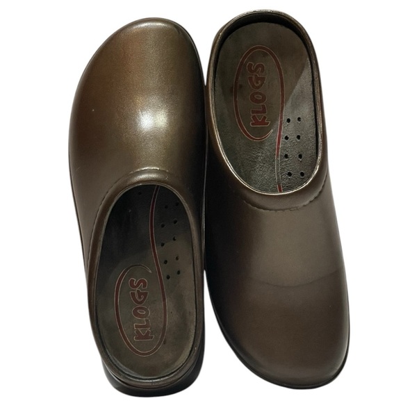 KLOGS Edge Footwear Chestnut Brown Clog SZ 7 - Picture 6 of 12